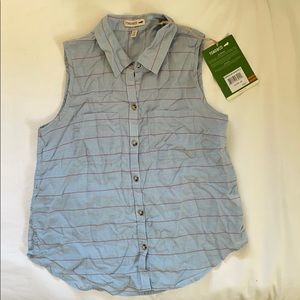 Women’s Toad&Co sleeveless button up top